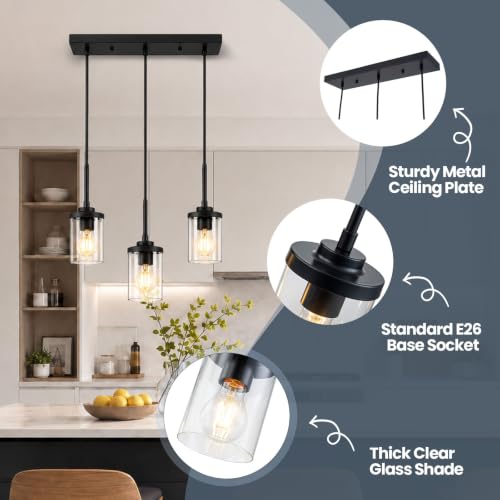 3 Light Pendant Light Fixtures