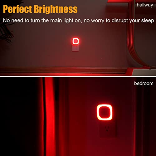 2 Pack Red Night Light Plug into Wall (2 Count)