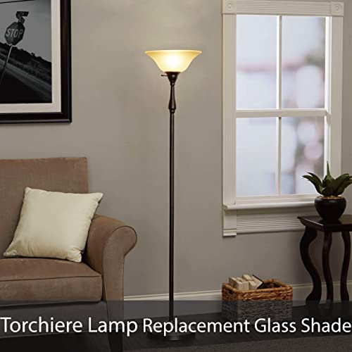23142 11A Alabaster Shade for Medium Base Socket Torchiere