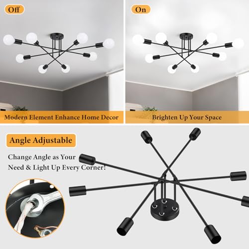 Modern Sputnik Chandelier 8