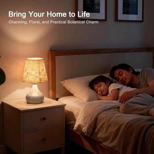 Blue Small Bedside Cute Table Lamp for Bedroom