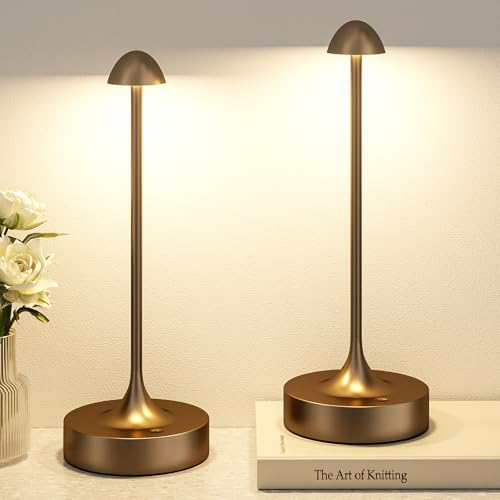 Rechargeable Cordless Table Lamp (2 Count)