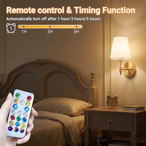 Battery Operated Wall Sconce