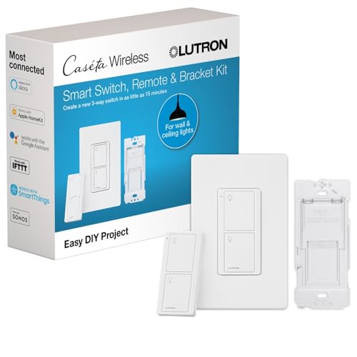 Caseta 3 Way Smart Switch Kit; Switch