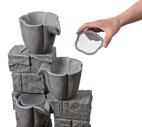 Solar Powered Water Fountain Outdoor