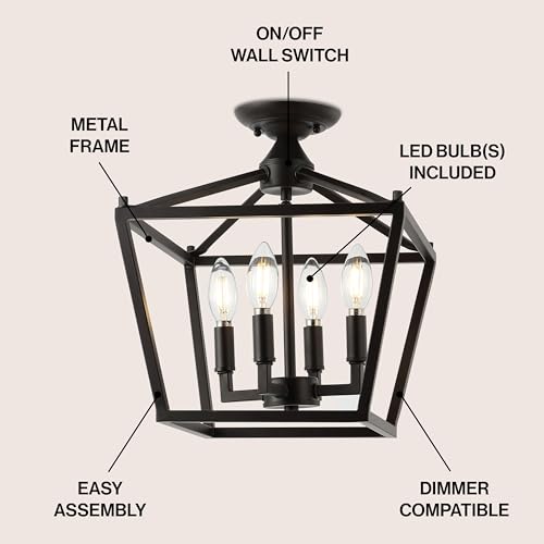 Plains 4 Light 12" Pagoda Lantern