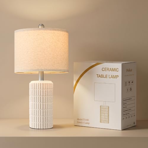 21'' Stone Like Table Lamp with Gift Box
