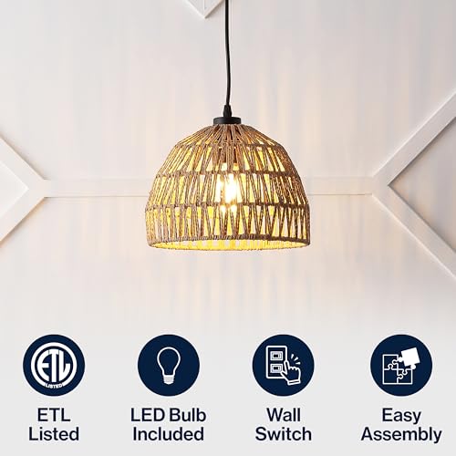 Campana 1 Light Pendant Dome Ceiling Lamp