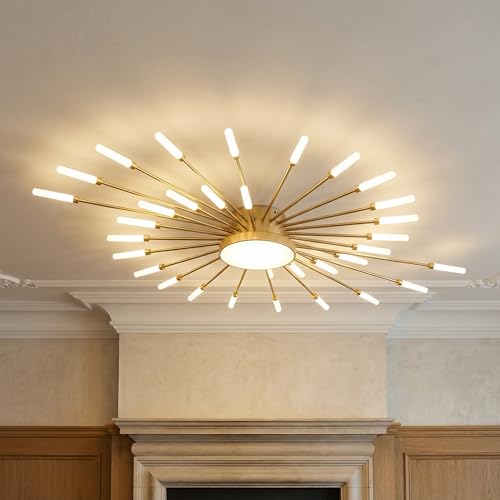 41.3 Inch Modern LED Flush Mount Ceiling Light