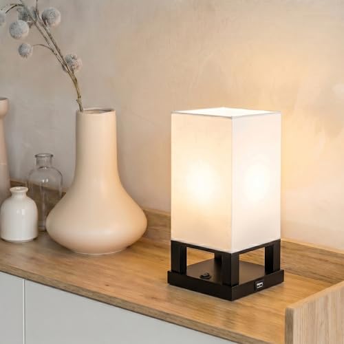 Maxwell Bedside Lamp with USB Port