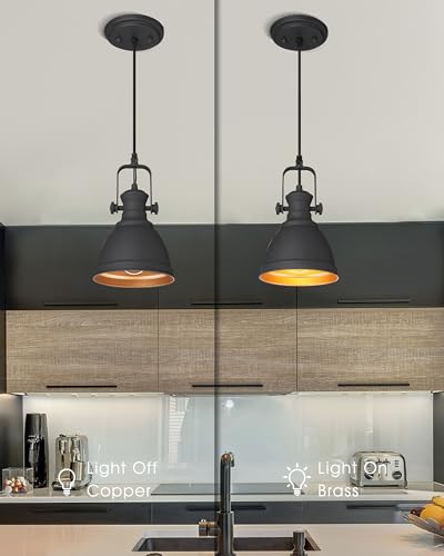 Black Industrial Pendant Lights Kitchen Island