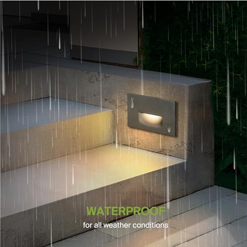 LED Recessed Step Light Fixture (6 Count)