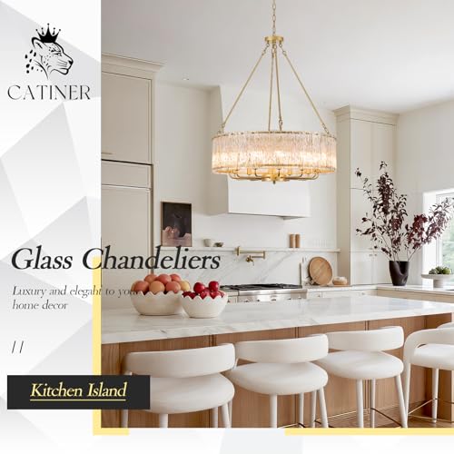 Modern 30" Crystal Glass Chandelier 12