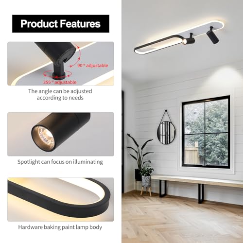 39inch Modern led Ceiling Light 50w Dimmable Linear Ceiling Light