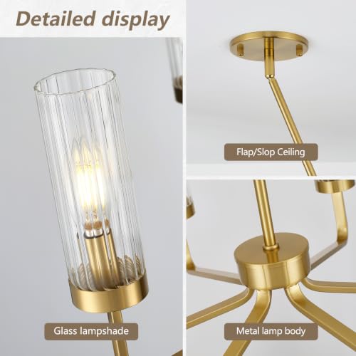 Modern Glass Chandelier