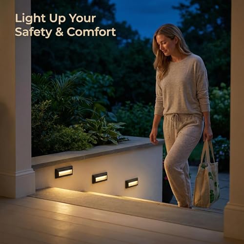 LED Outdoor Indoor Step Lights (3 Count)