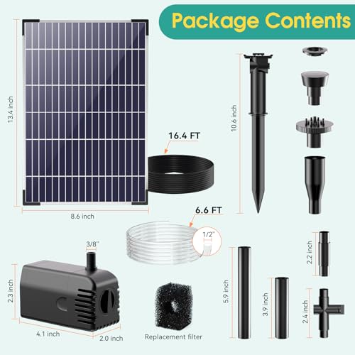 12W Solar Fountain Pump