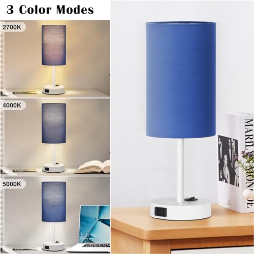 Blue Table Lamp Set of 2 (2 Count)