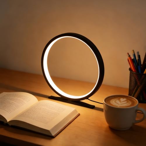 Black Circle Table Lamp