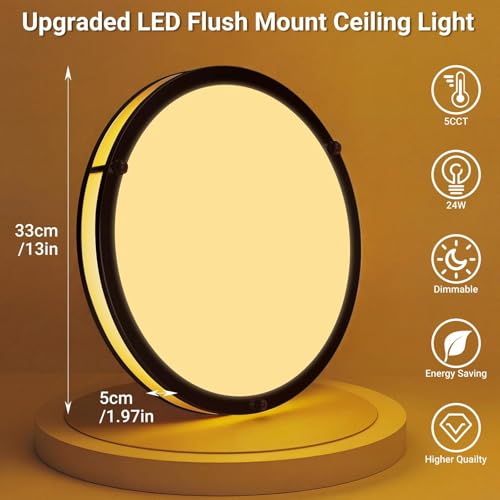 13 Inch Flush Mount Ceiling Lights