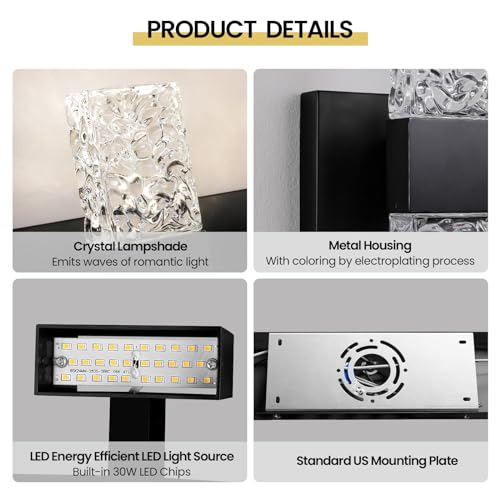 3 Light Modern Bathroom Light Fixtures