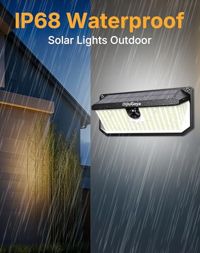 466 LEDs Solar Lights Outdoor with Motion Sensor (2 Count)