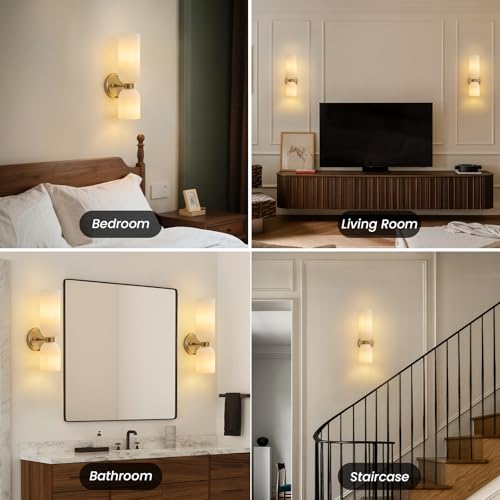 Mid Century Bathroom Wall Sconce (2 Count)