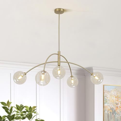 Mid Century Modern Sputnik Chandelier 5