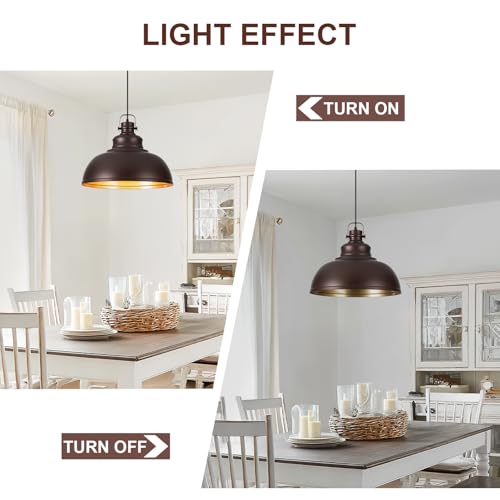 16 Inch Farmhouse Pendant Lights Kitchen Island