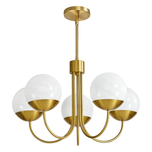 21.7" Modern Gold Chandelier