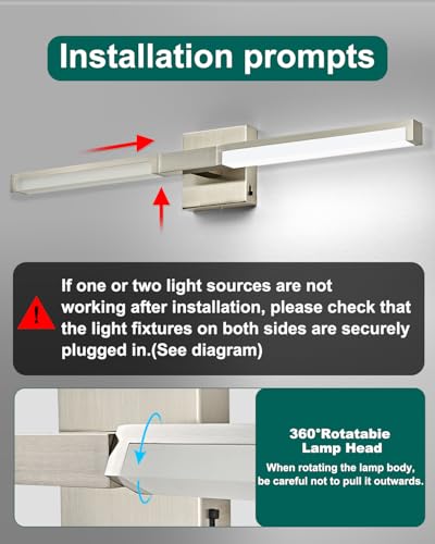 32 Inch Bathroom Light Fixtures