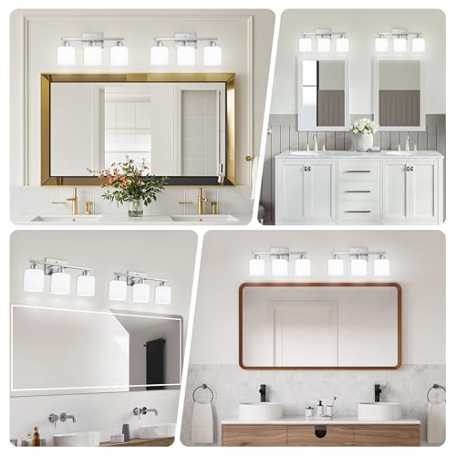Brushed Nickel Bathroom Light Fixture
