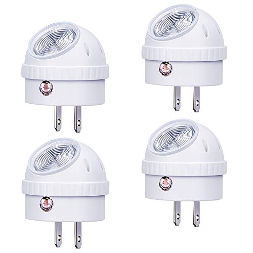 Plug in LED Night Light Dusk to Dawn Sensor Neutral White 6 Pack (4 Count)