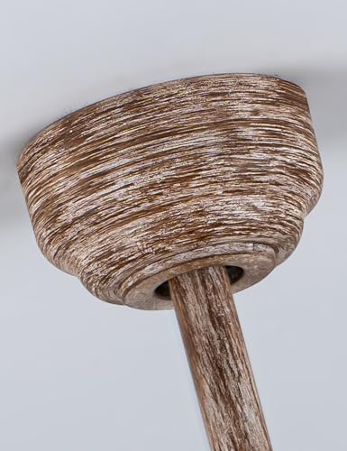 Rustic Chandelier Ceiling Fan with Light