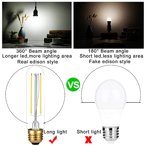 Dimmable T10 E26 LED Bulb (6 Count)