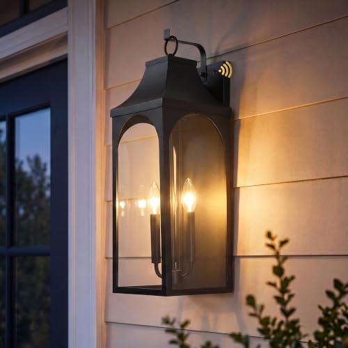 22.44 Inch Dusk to Dawn Outdoor Wall Light