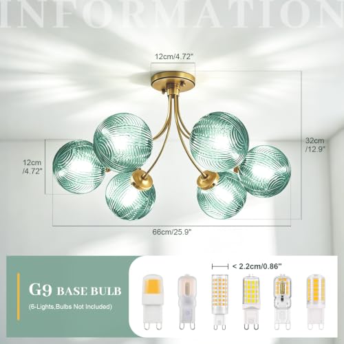 Mid Century Sputnik Chandelier 6