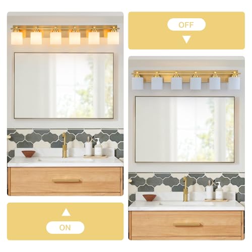 Modern Bathroom Light Fixtures Over Mirror