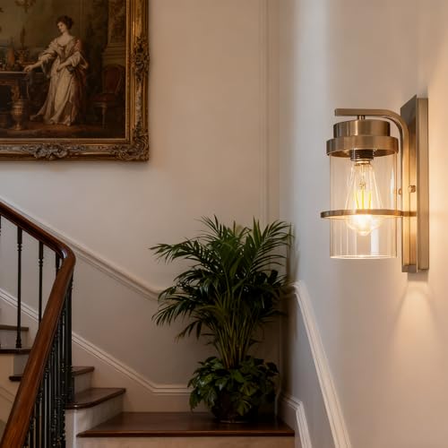 Brushed Nickel Modern Wall Sconces