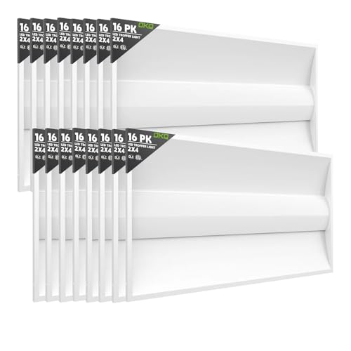 2x4 LED Troffer Light (16 Count)