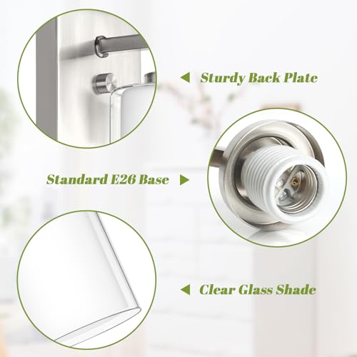 Set of 2 Wall Sconces for Bathroom (2 Count)