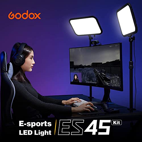 ES45 Desktop LED Key Light for Streaming&Video Calls