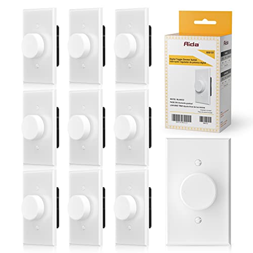 Digital Light Toggle Dimmer Switch for Dimmable LED (10 Count)