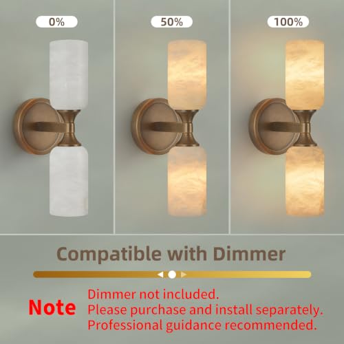 Alabaster Wall Sconce (2 Count)