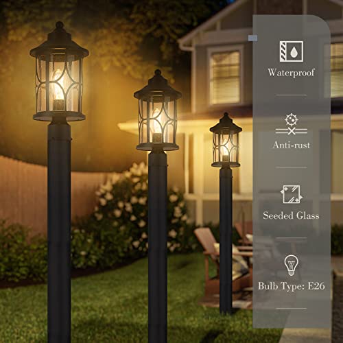 Farmhouse Exterior Post Light Fixture