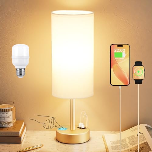 Touch Bedside Lamps for Nightstand