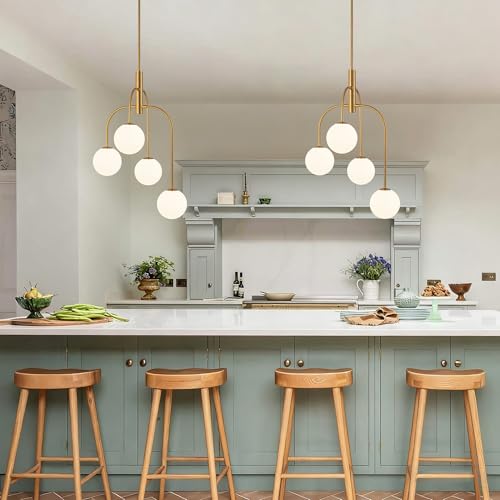 4 Lights Mid Century Modern Chandelier