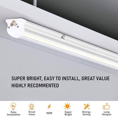 8ft LED Shop Light (12 count)