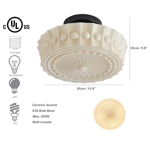 Schoolhouse Ceiling Light Fixture