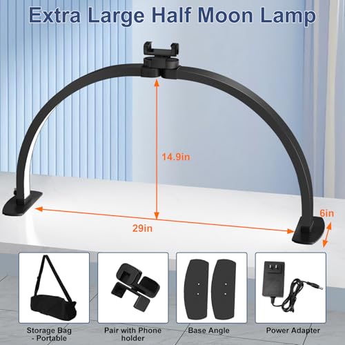 Half Moon Light for Nail Desk